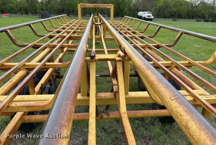 image for item NY9007 Atchison  hay bale trailer