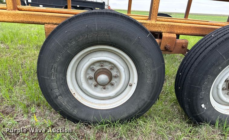 image for item NY9007 Atchison  hay bale trailer