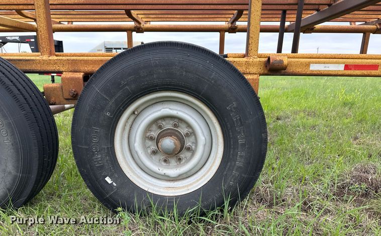 image for item NY9007 Atchison  hay bale trailer