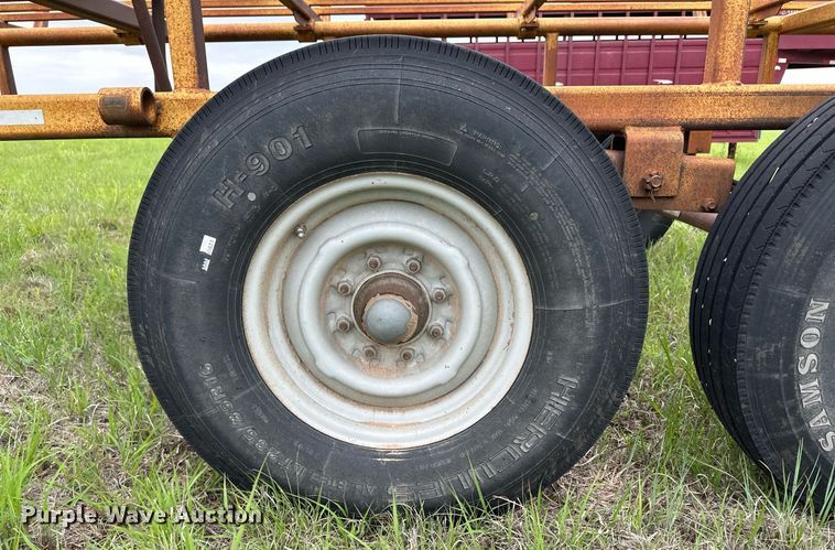 image for item NY9007 Atchison  hay bale trailer