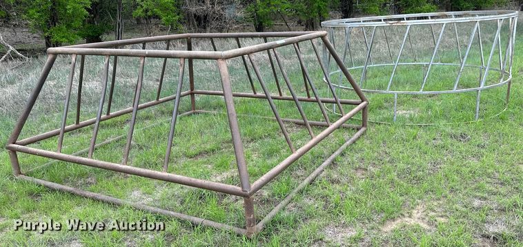 image for item NY9013 (2) hay bale feeders