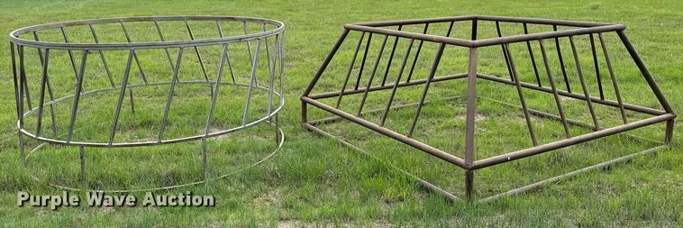 image for item NY9013 (2) hay bale feeders