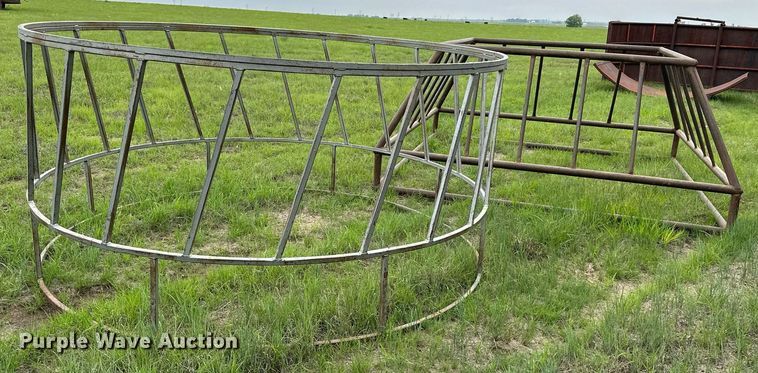 image for item NY9013 (2) hay bale feeders