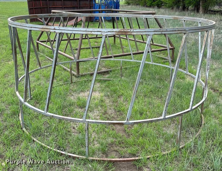 image for item NY9013 (2) hay bale feeders