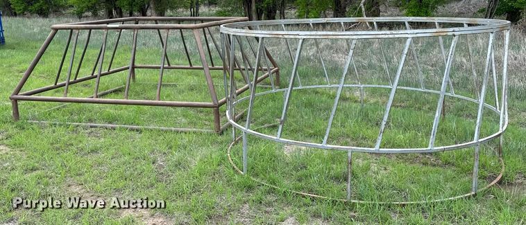 image for item NY9013 (2) hay bale feeders