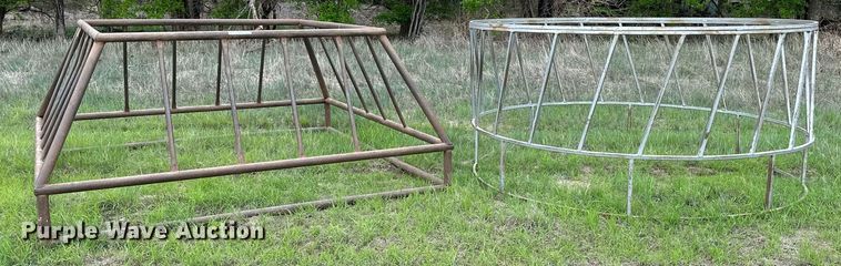image for item NY9013 (2) hay bale feeders