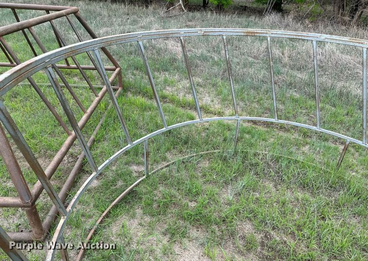 image for item NY9013 (2) hay bale feeders