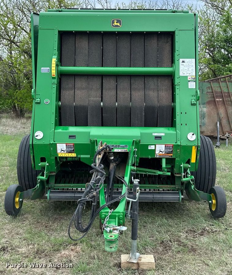 image for item NY9017 2017 John Deere 569 Mega Wide Plus  round baler