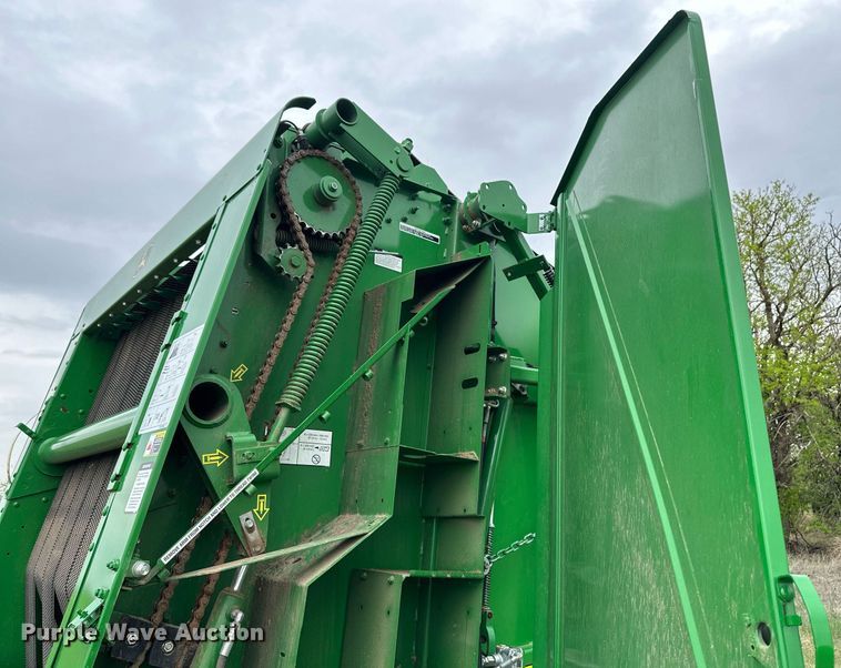 image for item NY9017 2017 John Deere 569 Mega Wide Plus  round baler