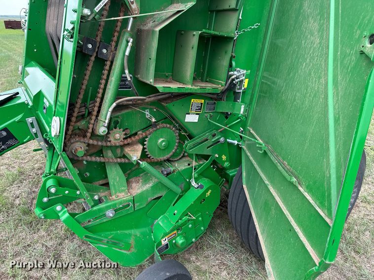 image for item NY9017 2017 John Deere 569 Mega Wide Plus  round baler
