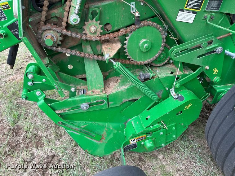 image for item NY9017 2017 John Deere 569 Mega Wide Plus  round baler