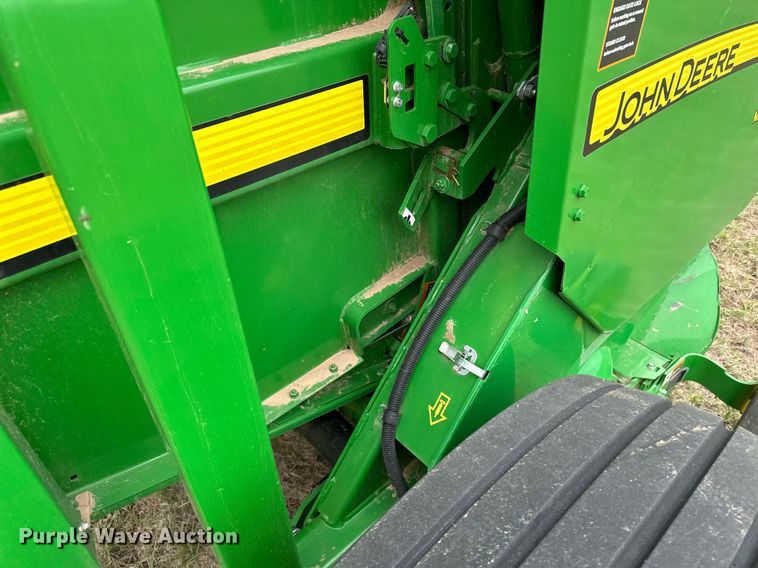 image for item NY9017 2017 John Deere 569 Mega Wide Plus  round baler