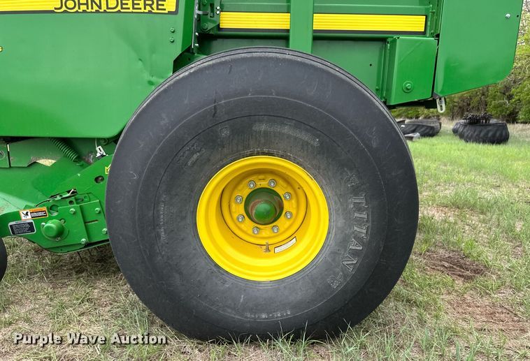 image for item NY9017 2017 John Deere 569 Mega Wide Plus  round baler