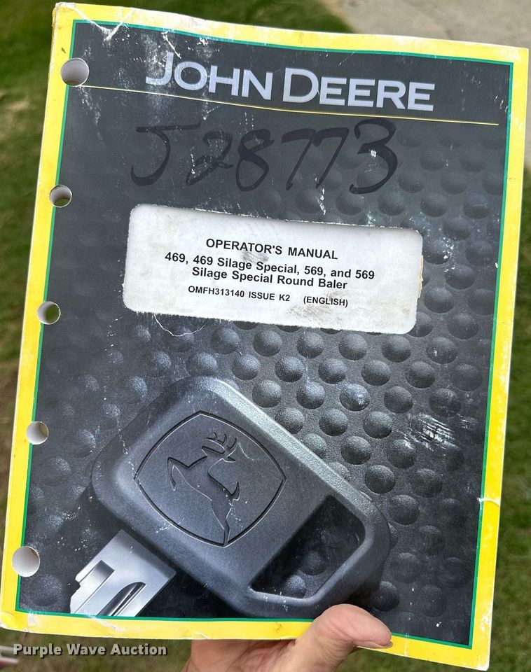 image for item NY9017 2017 John Deere 569 Mega Wide Plus  round baler