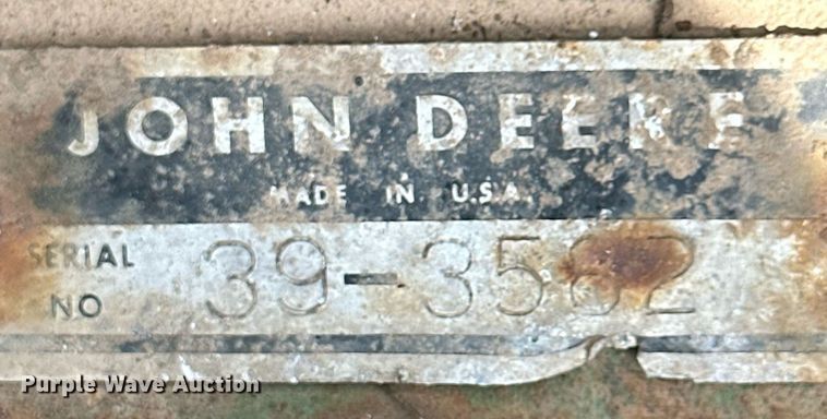 image for item NY9236 John Deere 39  sickle mower