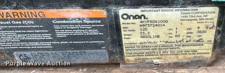 image for item OG9052 1996 Sundowner Siesta  horse trailer