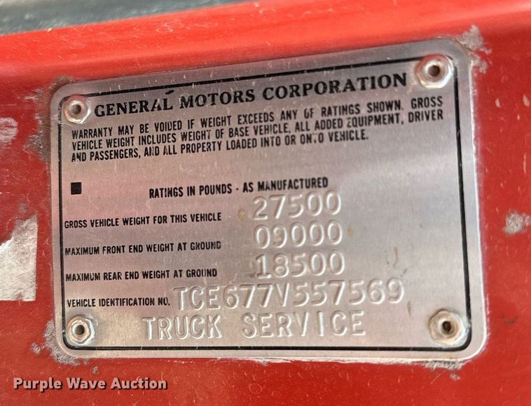 image for item OG9064 1977 GMC Sierra 6500  grain truck