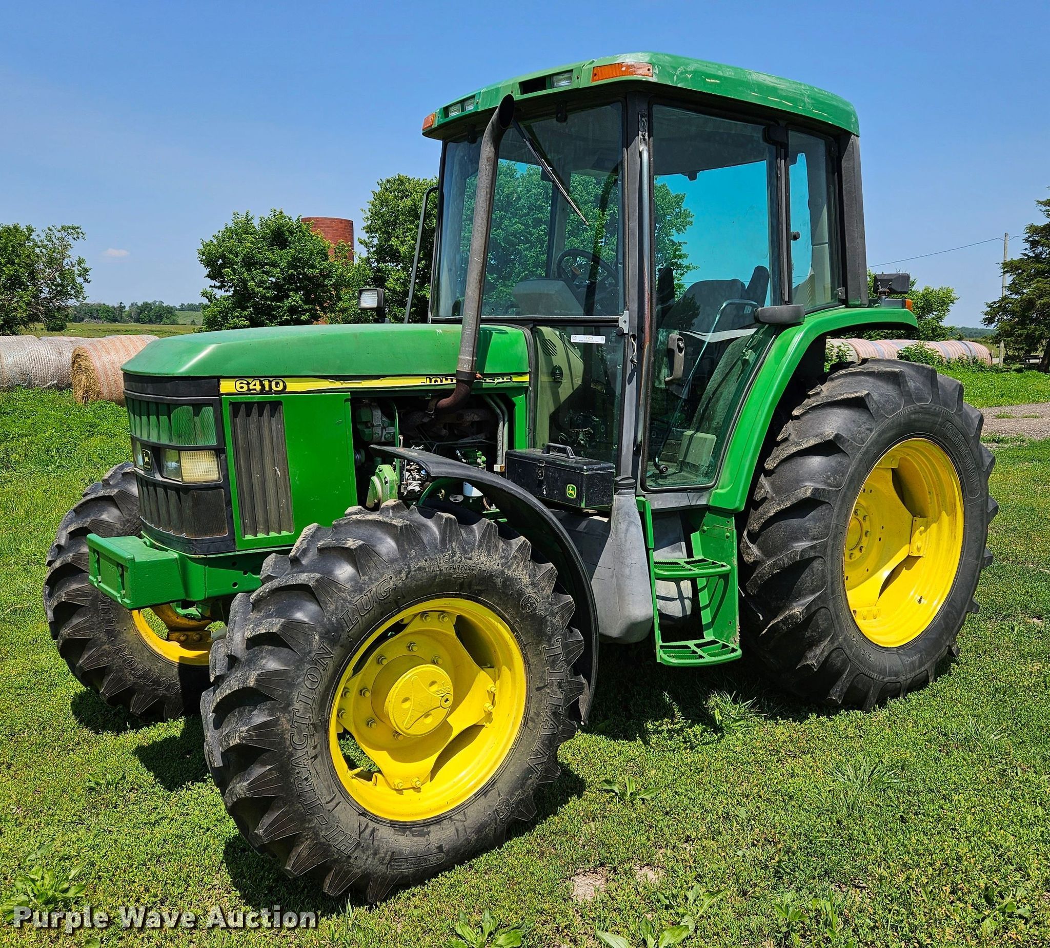 John Deere 6410 MFWD tractor in Blue Mound, KS | Item LL9229