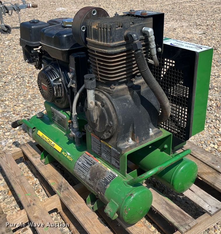 image for item DH8567 John Deere AC2-8GH  air compressor