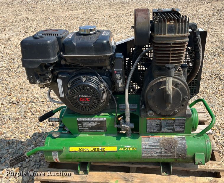 image for item DH8567 John Deere AC2-8GH  air compressor