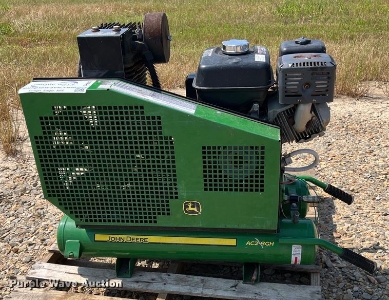 image for item DH8567 John Deere AC2-8GH  air compressor