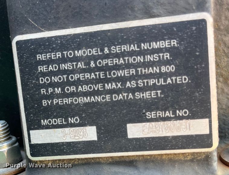 image for item DH8567 John Deere AC2-8GH  air compressor