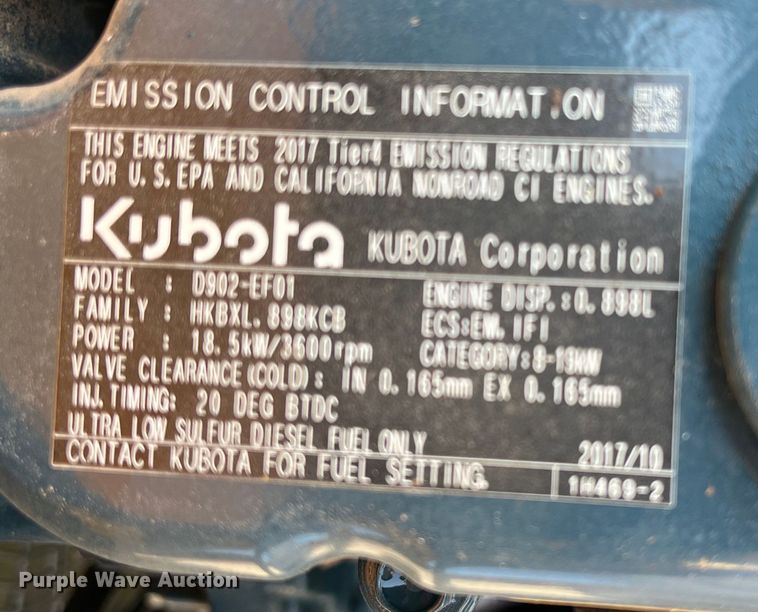 image for item DH8568 2018 Atlas Copco XAS110  air compressor