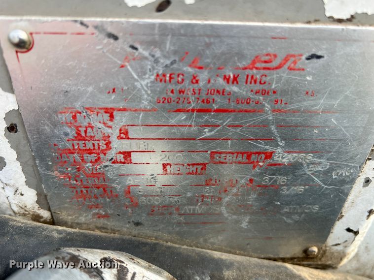 image for item DK7744 2012 Shop built  fuel tank trailer