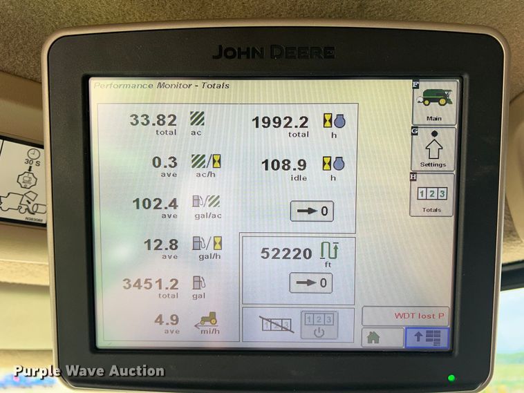 image for item DK7747 2018 John Deere CP690  RWA cotton picker