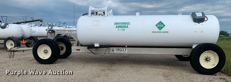 image for item DK7751 2015 Circle K CS  NH3 tank trailer