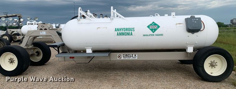 image for item DK7753 2016 Circle K CS  NH3 tank trailer