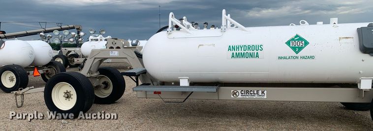 image for item DK7753 2016 Circle K CS  NH3 tank trailer