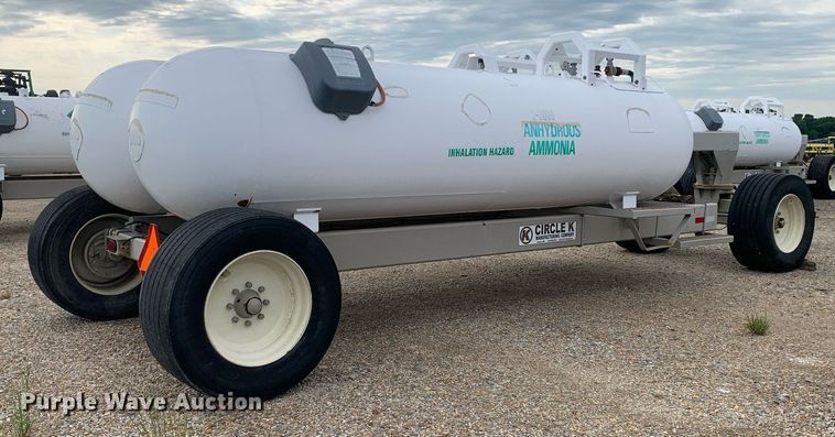 image for item DK7755 2014 Circle K CS  NH3 tank trailer