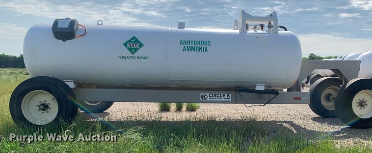 image for item DK7757 2015 Circle K CS  NH3 tank trailer