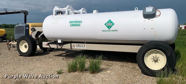 image for item DK7757 2015 Circle K CS  NH3 tank trailer