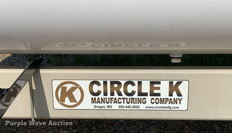 image for item DK7757 2015 Circle K CS  NH3 tank trailer