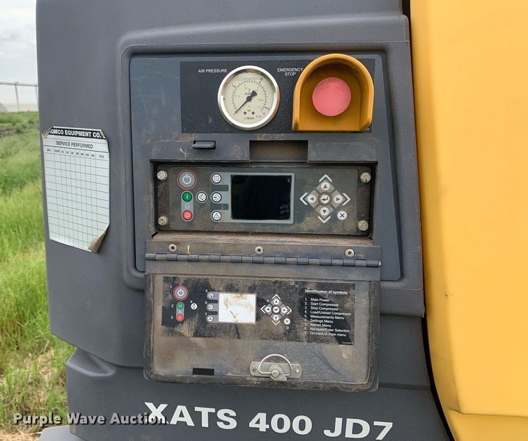 image for item DK7758 2016 Atlas Copco XATS400PE JD71T4 EB  air compressor