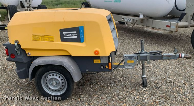 image for item DK7759 2017 Atlas Copco XAS110  air compressor