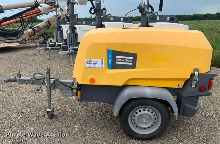 image for item DK7759 2017 Atlas Copco XAS110  air compressor