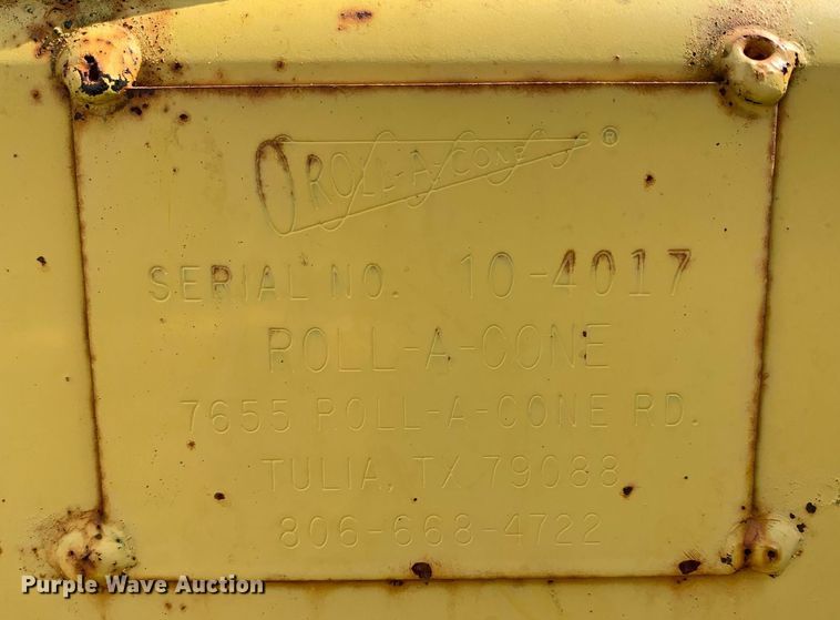 image for item DK7772 Roll-a-cone HNB  disk bedder