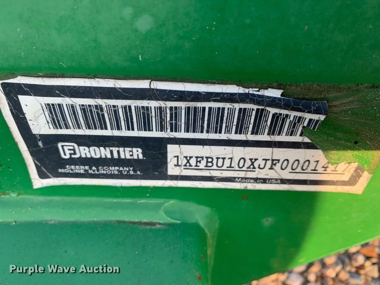 image for item DK7777 Frontier  bale handler