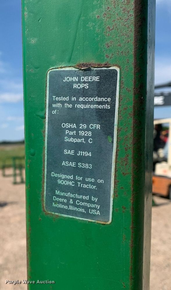 image for item DK7781 1987 John Deere 900HC  tractor