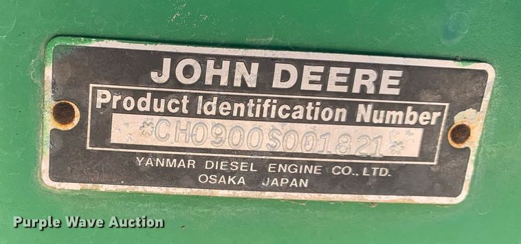 image for item DK7781 1987 John Deere 900HC  tractor