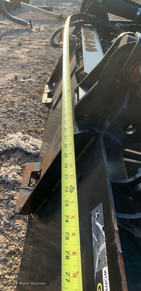 image for item DK7785 John Deere GT80  skid steer grapple bucket