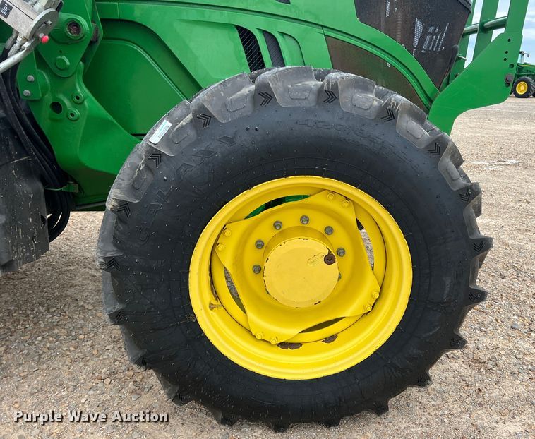 image for item DK7791 2015 John Deere 6150M  MFWD tractor