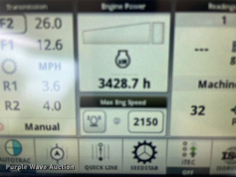 image for item DK7798 2018 John Deere 8400R  MFWD tractor