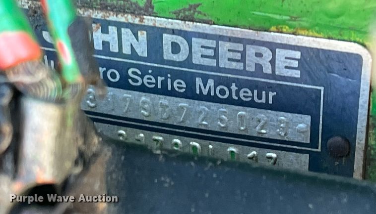 image for item DK7803 1987 John Deere 2155  tractor