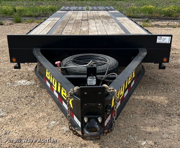 image for item DK7811 2018 Big Tex 14PH-20+5  equipment trailer