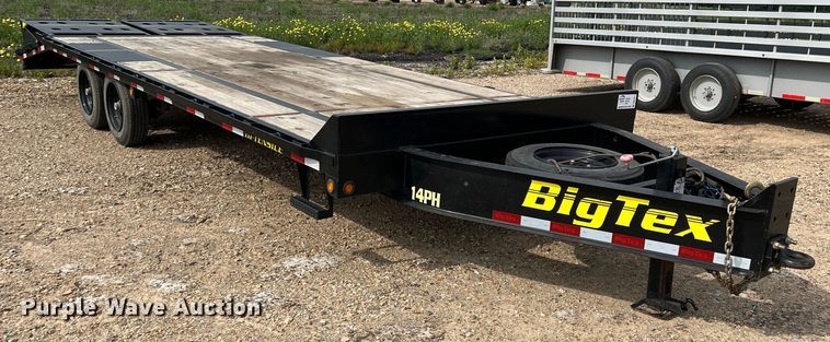 image for item DK7811 2018 Big Tex 14PH-20+5  equipment trailer