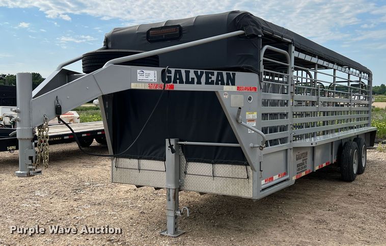 image for item DK7813 2018 Galyean  livestock trailer